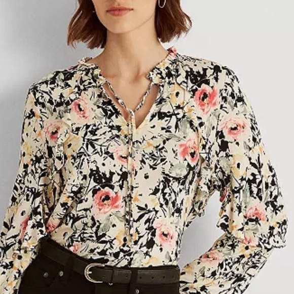 NWT Ralph Lauren long sleeve blouse - Picture 1 of 17